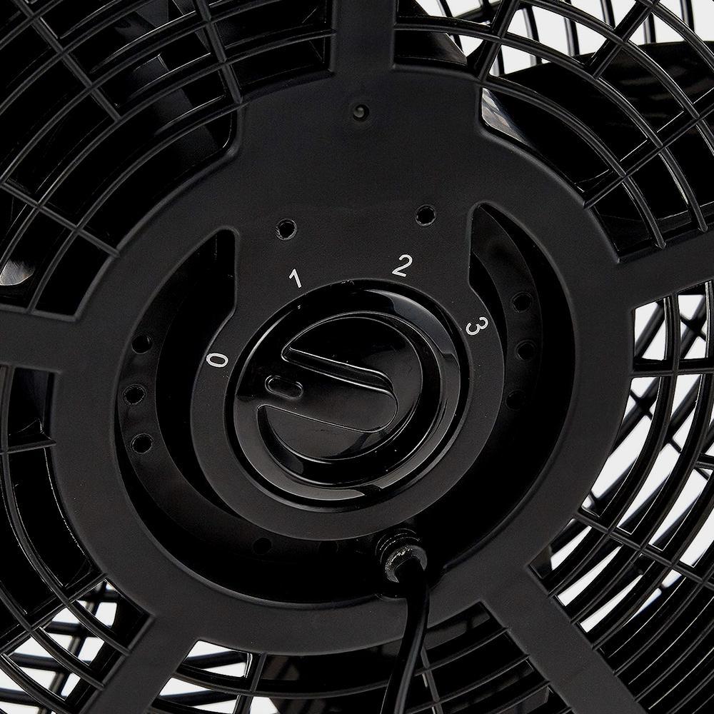 فن جعبه ای قطر فن 16 اینچی، 3 سرعت کم/متوسط/بالا و طراحی 5 تیغه قابل تنظیم قابل حمل - تصویر 5